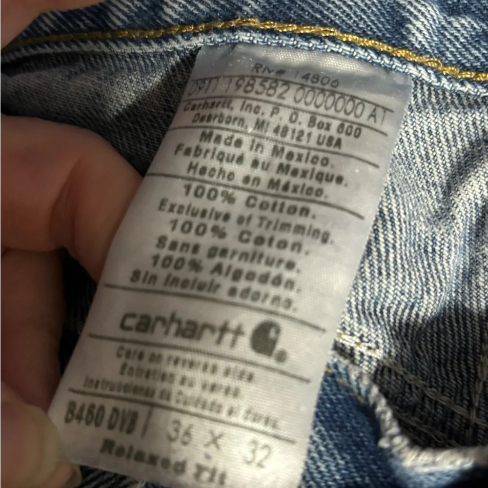 Carhartt Men's Light Blue Relaxed Jeans - Picture 12 of 14